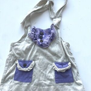 Violet & Moss 18-24 months Purple and Cream top